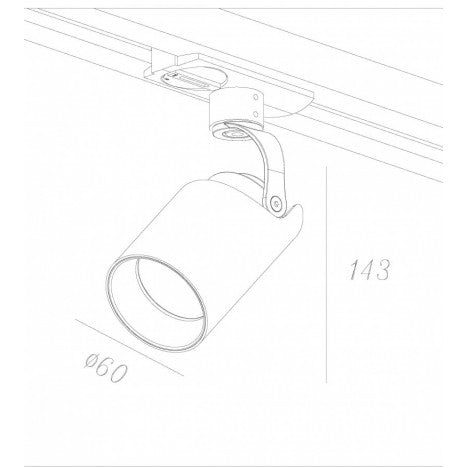 SINSKI REFLEKTOR JM-4066 BLACK 1XGU10