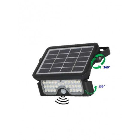 SOLARNA LED SVET LD-SFL 5W CRNA