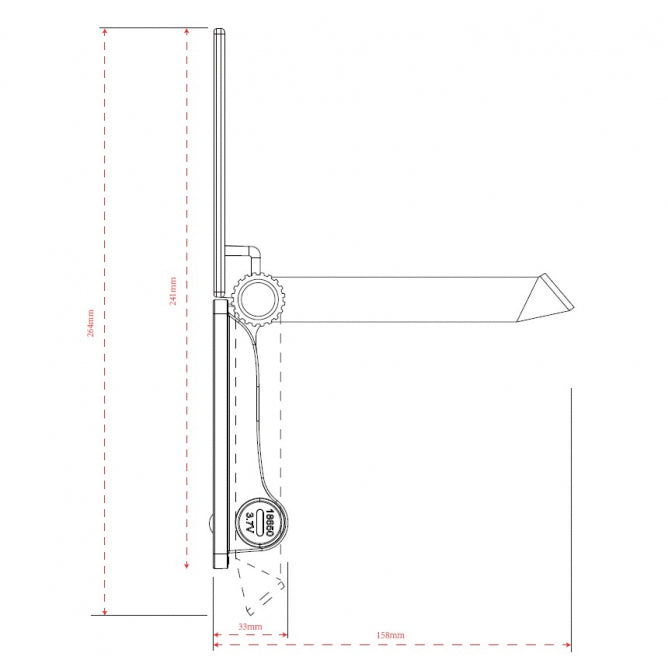 SOLARNI REFLEKTOR TONIK-B 1800lm CCT IP65