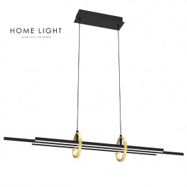 SOLEA 1 LUSTER 36W 3000/4000/6000K CRNA/ZLATO