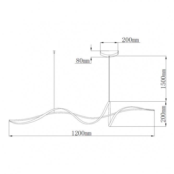 SOLEA 12 LUSTER 24W 3000K CRNA