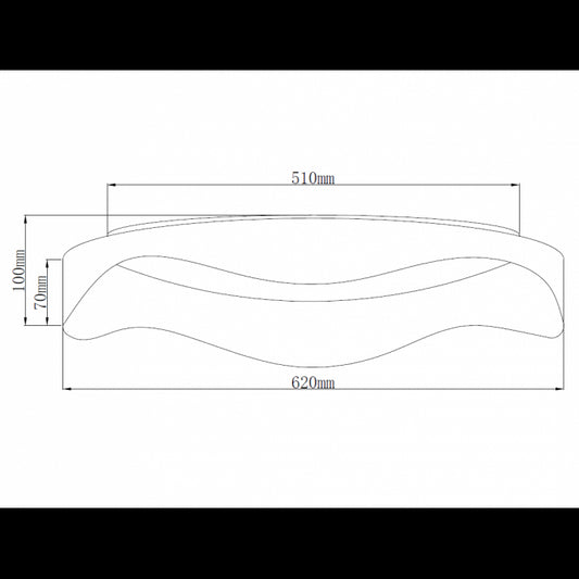 SOLEA 15 PLAFONSKA SVETILJKA 24W 3000/4000/6000K BELA
