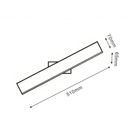 SOLEA 16 ZIDNA SVETILJKA 10W 3000/4000/6000K CRNA