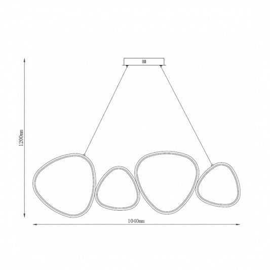 SOLEA 20 LUSTER 48W 3000/4000/6000K BELA