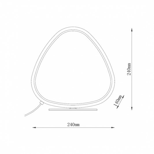 SOLEA 22 STONA LAMPA 12W 3000/4000/6000K BELA