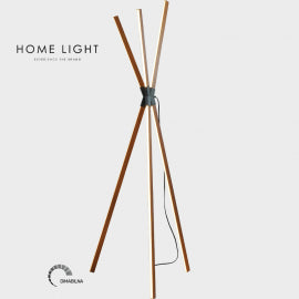 SOLEA 25 PODNA LAMPA 48W 3000K CRNA/DRVO DIM