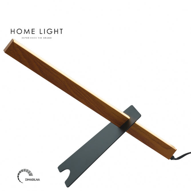 SOLEA 27 STONA LAMPA 6W 3000K CRNA/DRVO DIM