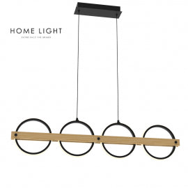 SOLEA 3 LUSTER 36W 3000/4000/6000K CRNA/DRVO