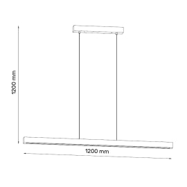 SOLEA 40 LUSTER 18W 3000K DRVO