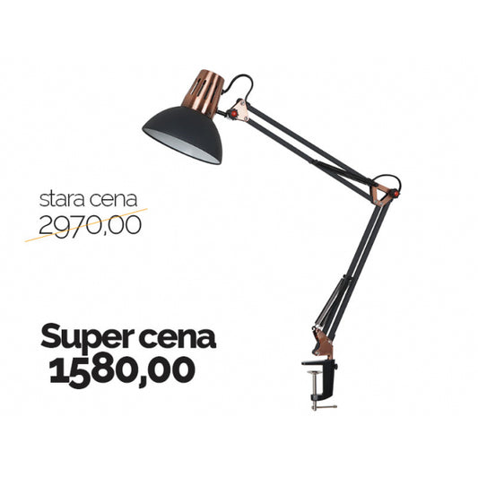 STONA LAMPA HN1054 BLACK+RED COOPER E27