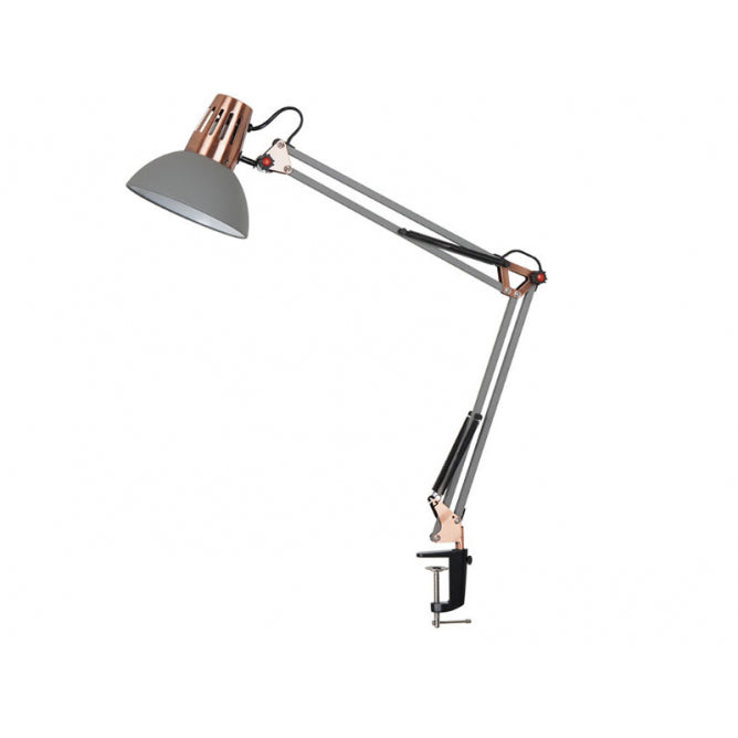 STONA LAMPA HN1054 GREY+RED COOPER E27