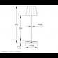 STONA LAMPA PUNJIVA 13T25 3W 3000K IP44 SIVA
