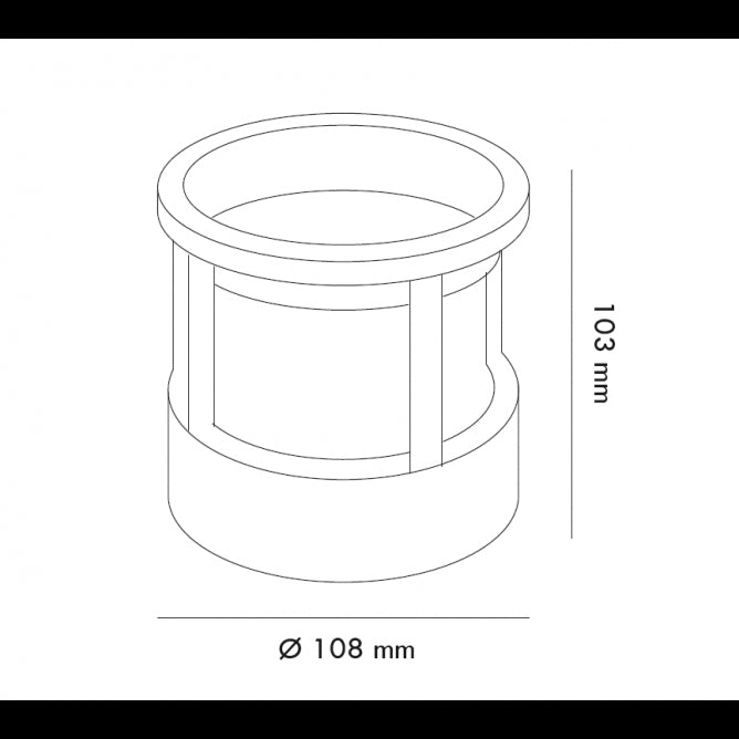 SVETILJKA JM-4609 ZIDNA 6W 3000K IP54 CRNA