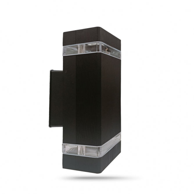 SVETILJKA JM-5032 ZIDNA 2*GU10 IP65 CRNA