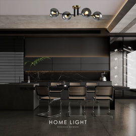 TALIA 35 LUSTER 4*E14 CRNA/BAKAR