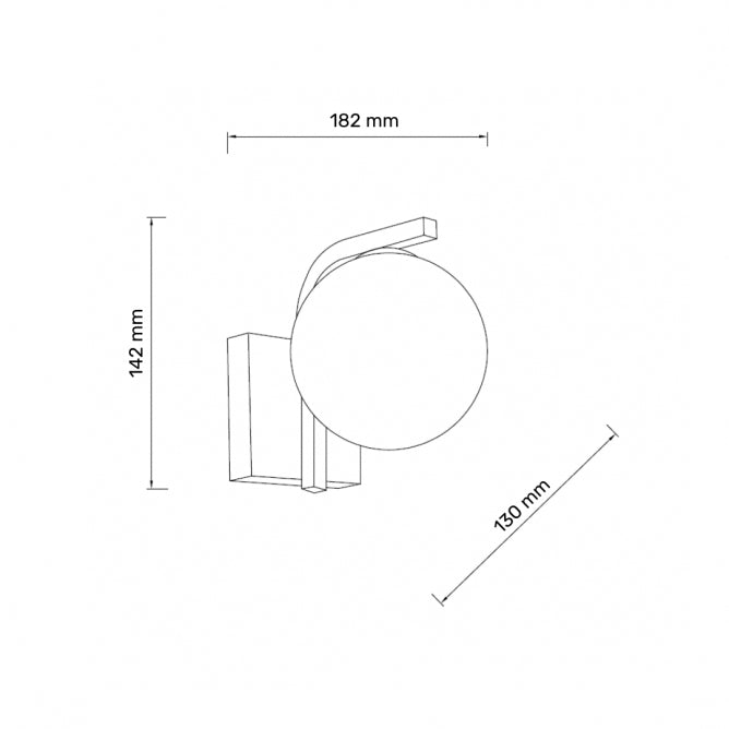 TALIA 38 ZIDNA LAMPA 1*G9 SIVA/HROM