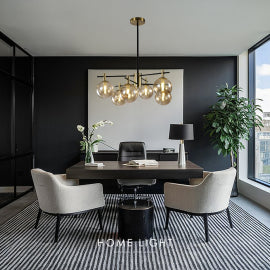 TALIA 4 LUSTER 6*G9 CRNA/BAKAR