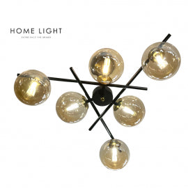 TALIA 41 LUSTER 6*G9 CRNA/BAKAR