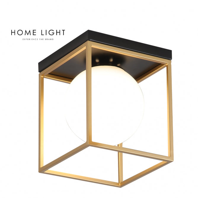 TALIA 71 PLAFONSKA SVETILJKA 1XE14 CRNA/ZLATO