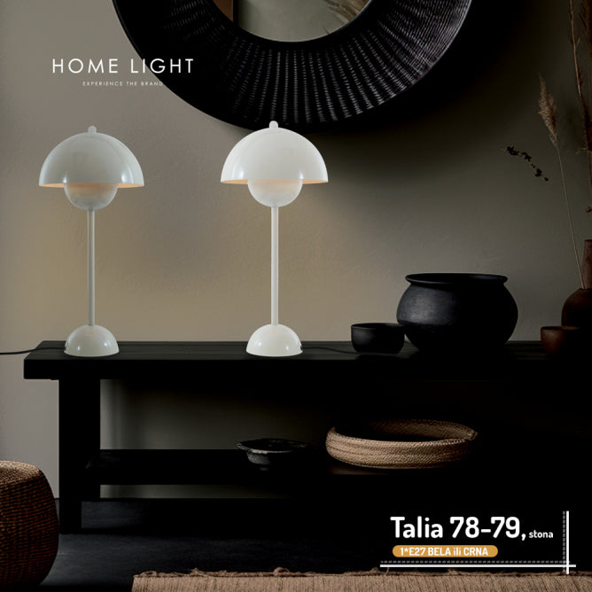 TALIA 78 STONA LAMPA 1*E27 BELA
