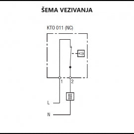 TERMOSTAT KTO 011 (NC)