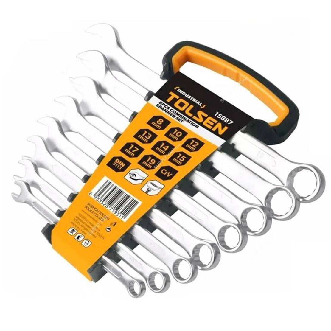 KOMBINOVANI KLJUČEVI 8-DELNI SET INCH 5/16"(8)-3/4"(19)