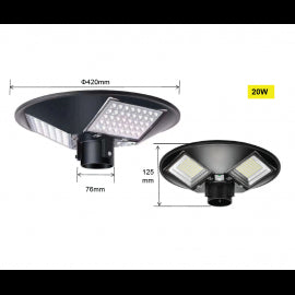 LED ULICNA SOLARNA SVETILJKA E05 20W 4000K