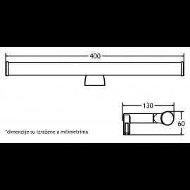 VESTA 237 ZIDNA LAMPA 6W 4000K HROM