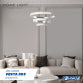VESTA 303 LUSTER LED 85W 3000/4000/6000K chrome/kristal
