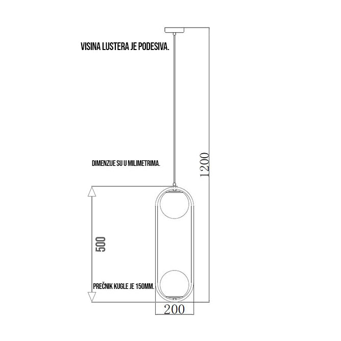 VESTA 324 LUSTER 2*E27 MESING
