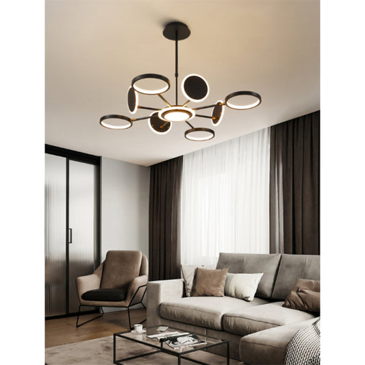 VESTA 369 LUSTER LED 76W 3000K CRNA