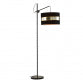 VESTA 418 PODNA LAMPA 1*E27 CRNA/SILVER