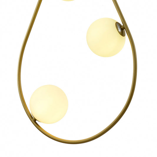 VESTA 429 VISILICA 3*G9 MESING/ZLATO