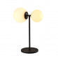 VESTA 432 STONA LAMPA 1*E27/1*E14 MAT CRNA