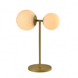 VESTA 432 STONA LAMPA 1*E27/1*E14 MESING/ZLATO