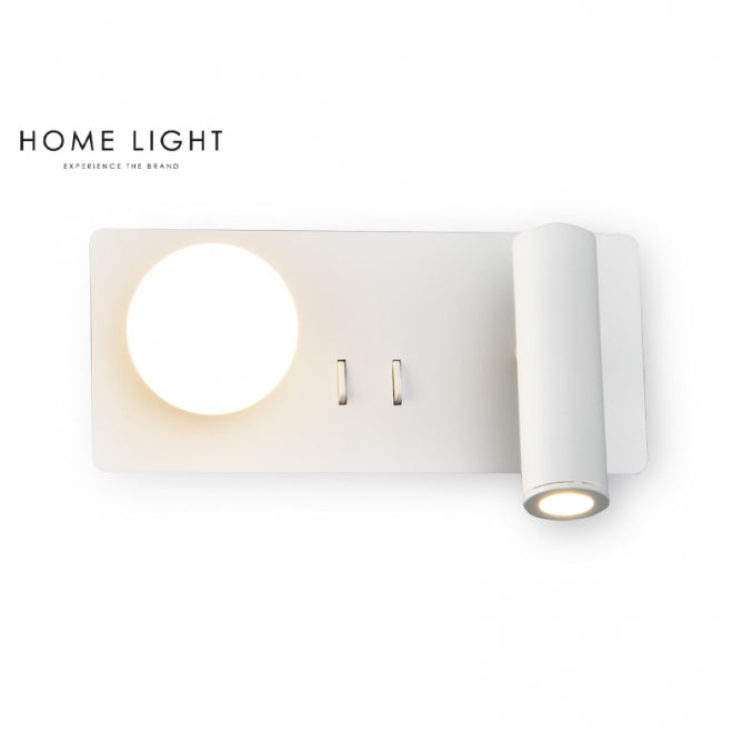 VESTA 478 ZIDNA LAMPA 3W+3W 3000K BELA