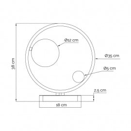 VESTA 556 STONA LAMPA 1*G9 MESING