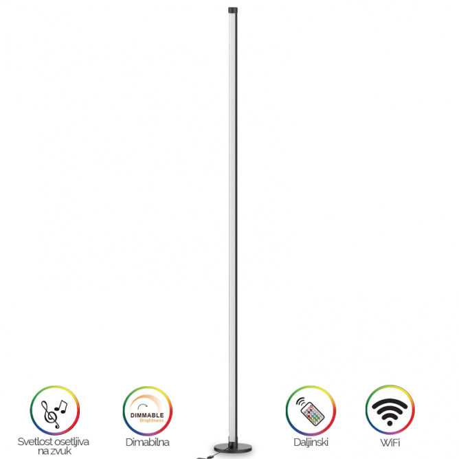 VESTA 595 PODNA LAMPA 17W RGB/WW SMART WIFI
