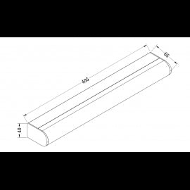 VESTA 597 ZIDNA LAMPA LED 9W 4200K CRNA