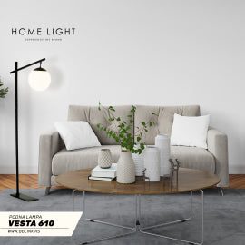 VESTA 610 PODNA LAMPA 1*E27 CRNA  (1/2)