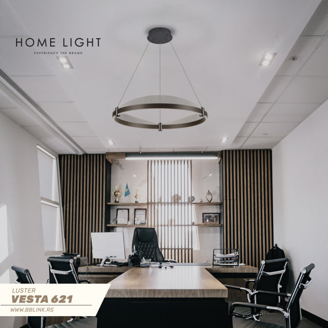 VESTA 621 LUSTER 80W 3000K BRAON/SIVA