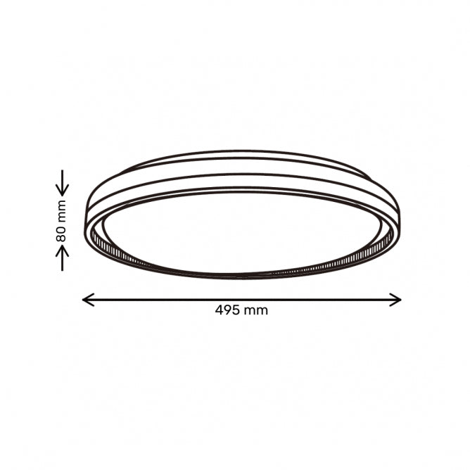 VESTA 669 PLAFONSKA SVETILJKA 24W/48W CCT