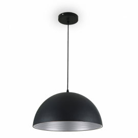 VESTA 92 VISILICA1*E27 CRNA/SILVER