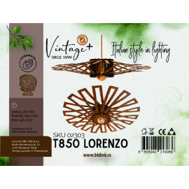 VINTAGE LORENZO T850 VISILICA 1*E27 (O 850 mm, h-170 mm) - SKU02303