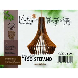 VINTAGE STEFANO T450 VISILICA 1*E27 (O 450 mm, h-550 mm) - SKU02120