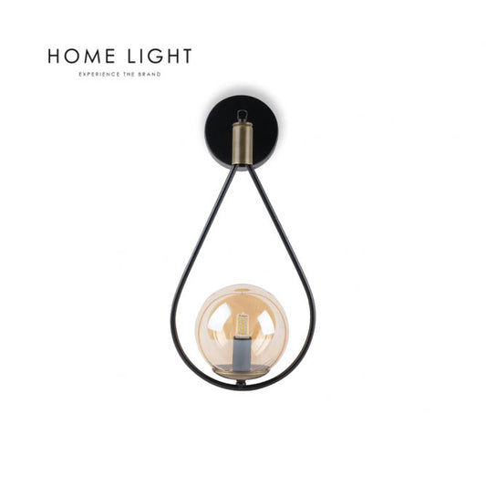 YAGMUR 19012 ZIDNA LAMPA 1*G9 CRNA/MESING