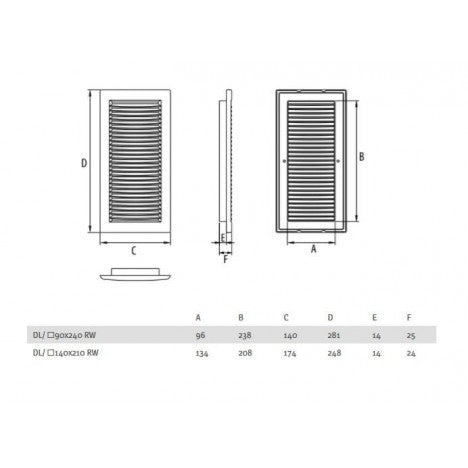ZALUZINA DL/140X210 RW