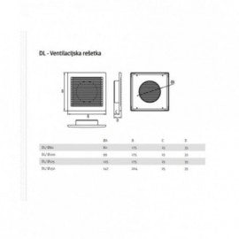 ZALUZINA DL/FI 100RW
